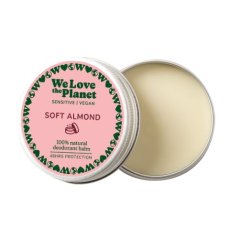 Přírodní krémový deodorant "Soft Almond" bezsodý We love the Planet - 35 g