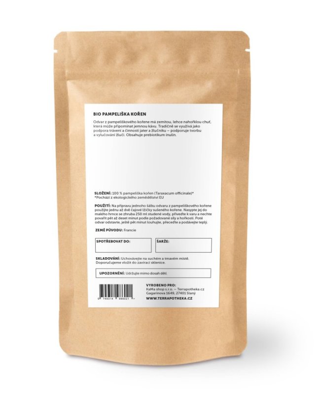 Bio kořen pampelišky (drcený) – 50 g