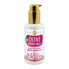 BIO Růžový čistící olej s arganem, jojobou a vit. E - 100 ml