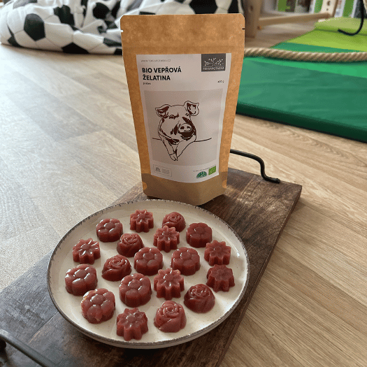 BIO vepřová želatina Terrapotheka - prášek 400 g