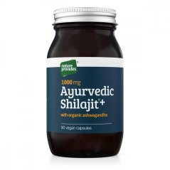 Shilajit s BIO ashwagandhou Nature Provides - 90 kapslí