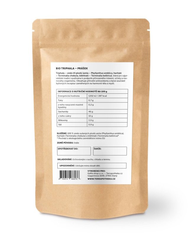 BIO triphala - prášek 100 g