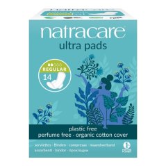 Menstruační vložky ultra s křidélky Natracare - regular 14 ks Menstruační vložky ultra s křidélky Natracare - regular 14 ks