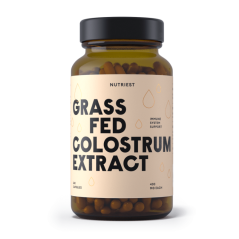 Nutriest lyofilizované hovězí kolostrum grass-fed kvalitě - 180 kapslí