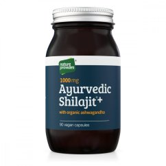 Shilajit s BIO ashwagandhou Nature Provides - 90 kapslí