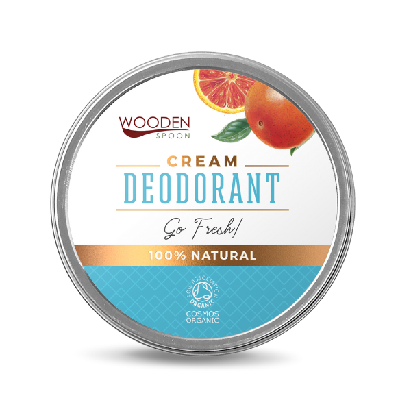 Přírodní krémový deodorant "Go Fresh!" WoodenSpoon - 60 ml Přírodní krémový deodorant "Go Fresh!" WoodenSpoon - 60 ml