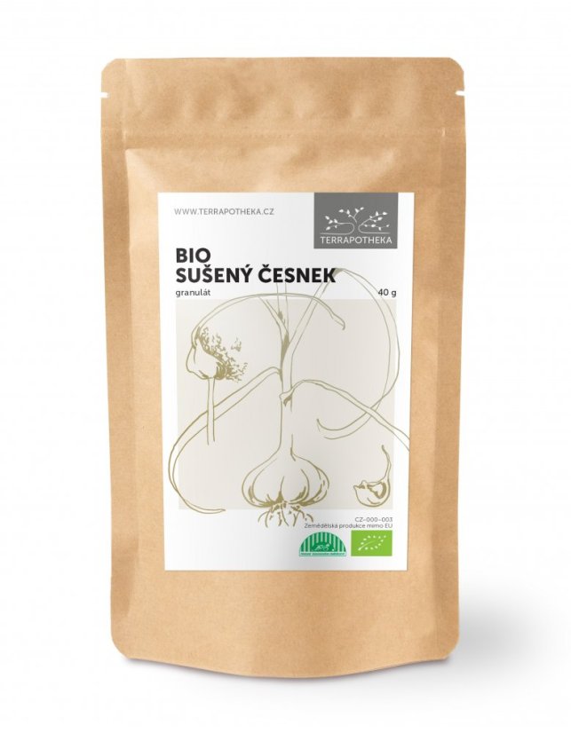 BIO česnek sušený -  granulát 40 g