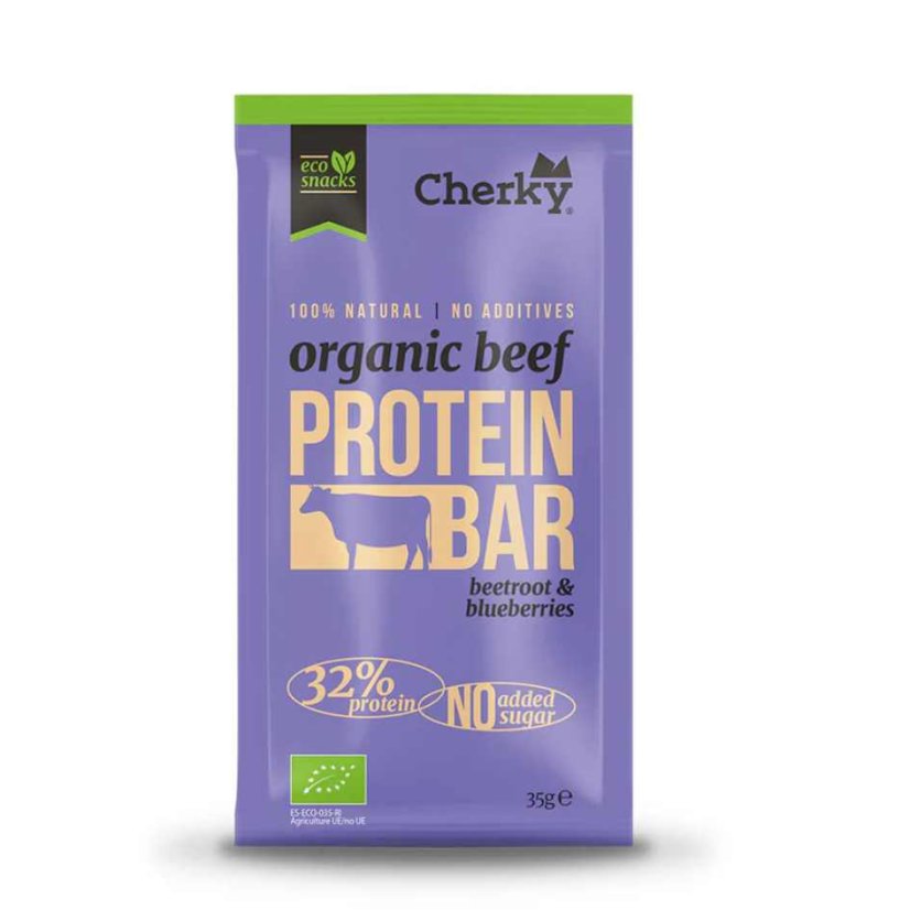 Proteinová tyčinka Cherky - červená řepa a brusinky 35 g EXP 12/2026