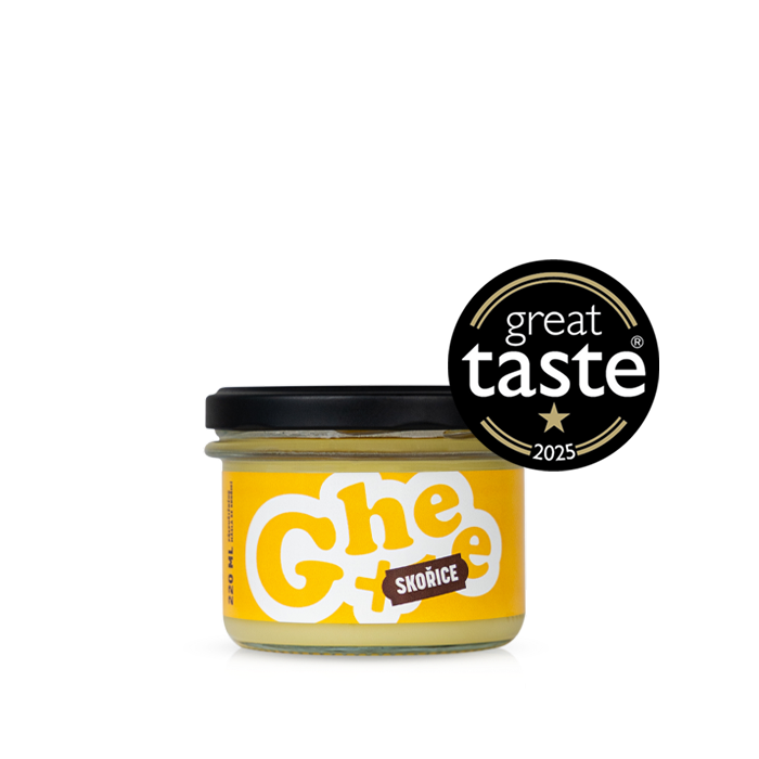 Ghee+ České ghíčko - skořice a vanilka 220 ml