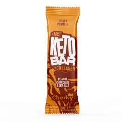 Keto tyčinka Cherky - arašídy s čokoládou 45 g