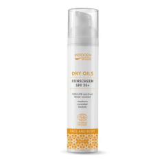 Suché oleje na opalování Wooden Spoon SPF 35 - 100 ml Suché oleje na opalování Wooden Spoon SPF 35 - 100 ml