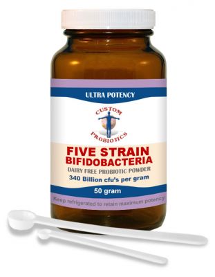 Probiotika Custom Probiotics 5 kmenů - bifidobakterie 50 g prášek