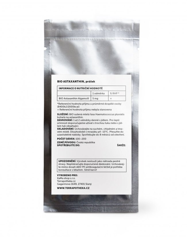 BIO astaxanthin - prášek 20 g