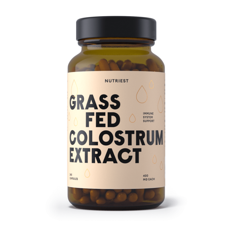Nutriest lyofilizované hovězí kolostrum grass-fed kvalitě - 180 kapslí Nutriest lyofilizované hovězí kolostrum grass-fed kvalitě - 180 kapslí