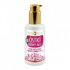 BIO Růžový čistící olej s arganem, jojobou a vit. E - 100 ml