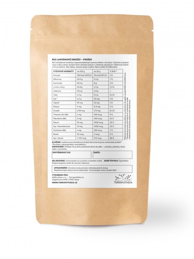 BIO lahůdkové droždí - Tebi 250 g