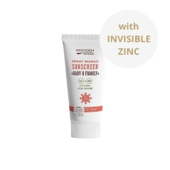 Opalovací tělové mléko MANGO Baby & Family SPF 50 WoodenSpoon - VZOREK