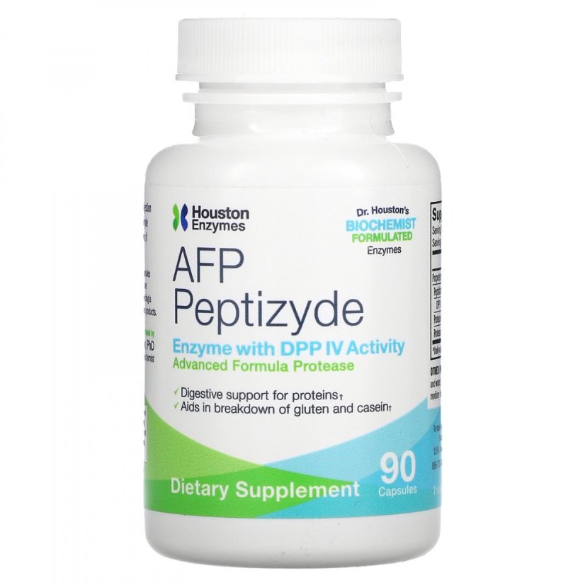 AFP Peptizyde® Houston Enzymes - trávící enzymy 90 kapslí