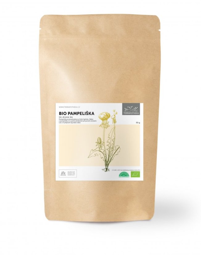 BIO pampeliškové listy Terrapotheka - sušené 50 g