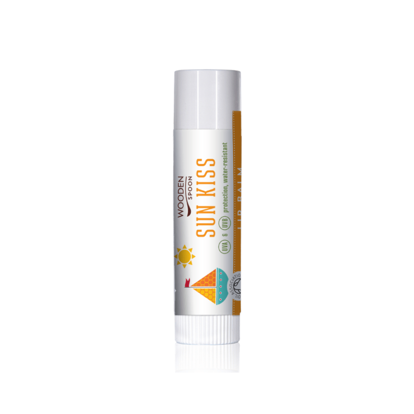Opalovací balzám na rty Sun Kiss WoodenSpoon - 4,3 ml