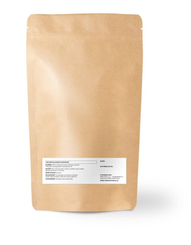 BIO máta klasnatá list "spearmint" - drcená 50 g