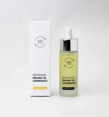 MARK organic oil Lemongrass – organické olejové sérum s meruňkovým, rýžovým a hroznovým olejem a vitaminem E, 30 ml