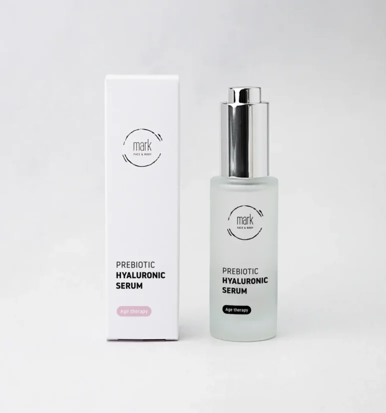 MARK Prebiotic Hyaluronic Serum Age Therapy – prebiotické hyaluronové sérum pro zralou pleť 30 ml