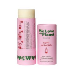 Přírodní tuhý deodorant "Soft Almond" bezsodý We love the Planet - 40 g