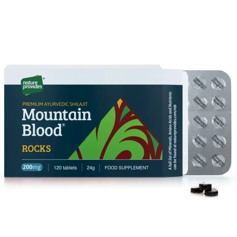 Shilajit Rocks Nature Provides - 120 tablet