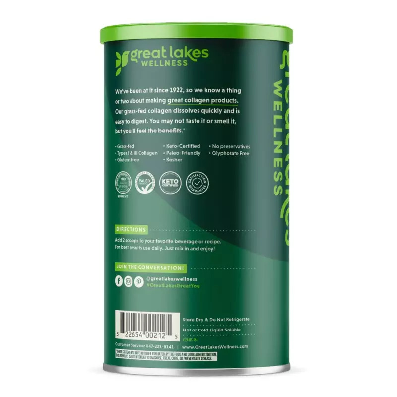 Hovězí kolagen Great Lakes - prášek 454 g