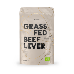 Nutriest lyofilizovaná BIO hovězí játra v grass-fed kvalitě - prášek 135 g