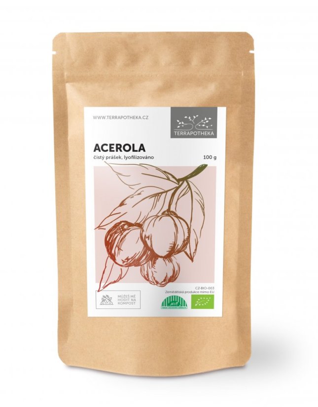 BIO acerola - vitamín C - prášek 100 g