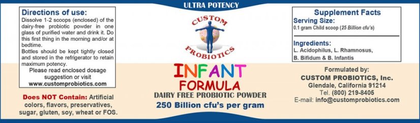 Dětská probiotika Custom Probiotics - Infant prášek