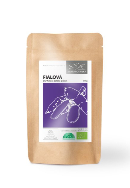 BIO FIALOVÁ  - fialová batáta - prášek 50 g