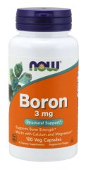 Bór NOW Foods - 3 mg kapsle