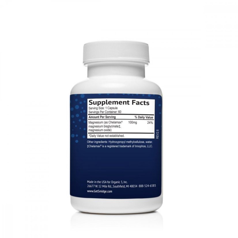 Evening Magnesium Smidge™ - hořčík bisglycinát 60 kapslí