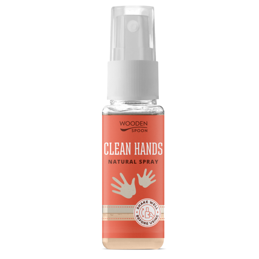 Přírodní dezinfekční čistící sprej na ruce WoodenSpoon - 50 ml