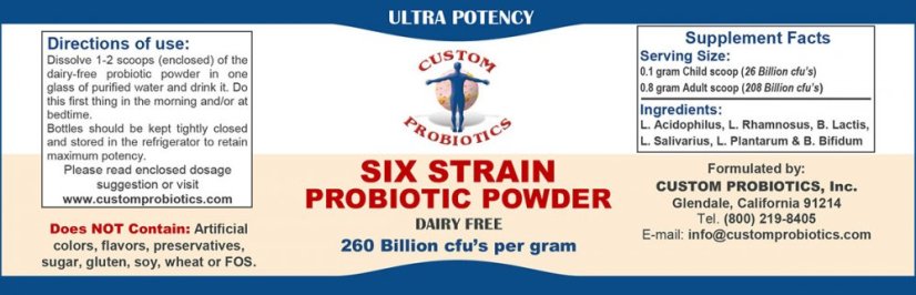 Probiotika Custom Probiotics - 6 kmenů prášek