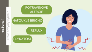 Pocit plnosti po malém množství jídla - podpora trávení