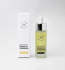MARK organic oil Lemongrass – organické olejové sérum s meruňkovým, rýžovým a hroznovým olejem a vitaminem E, 30 ml