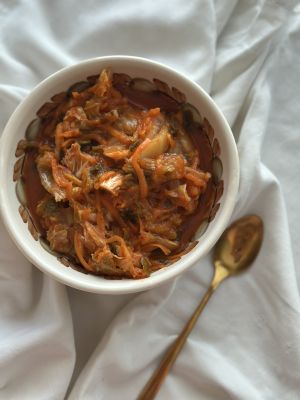 kvašení fermentace kimchi