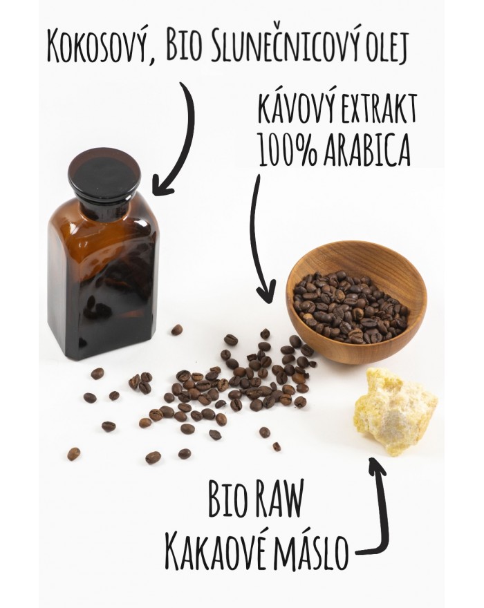 Kávové mýdlo - krájené