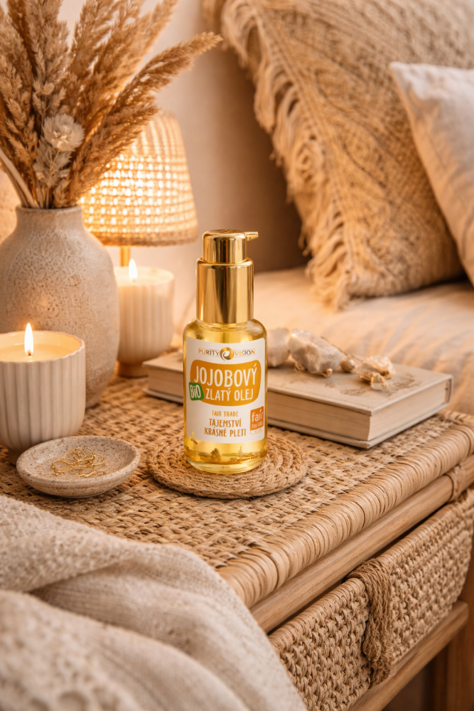 Bio Zlatý jojobový olej - Fair Trade 45 ml