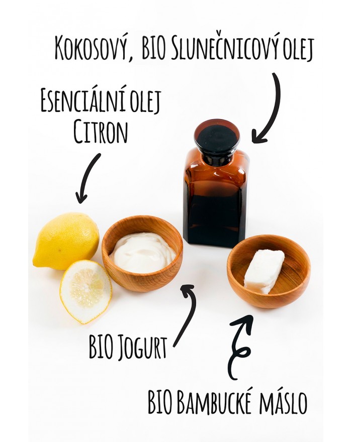 Jogurtovo-citronové mýdlo pro svěží ráno - krájené - 90g