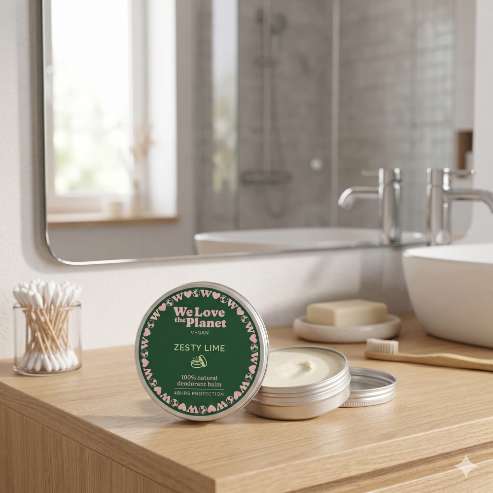 Přírodní krémový deodorant "Zesty Lime" We love the Planet - 35g